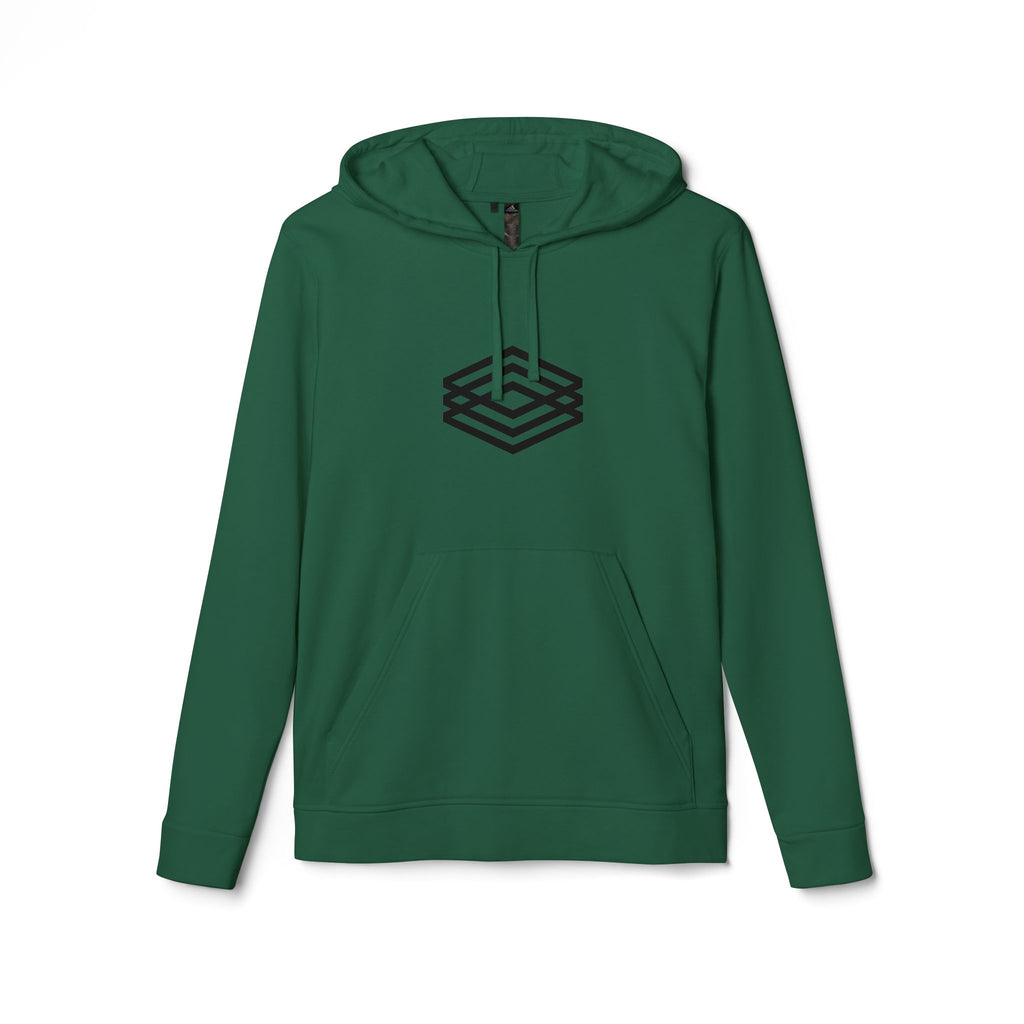 Twisted Irons: adidas Unisex Golf Hoodie - Stylish Fleece Design for Golf Enthusiasts