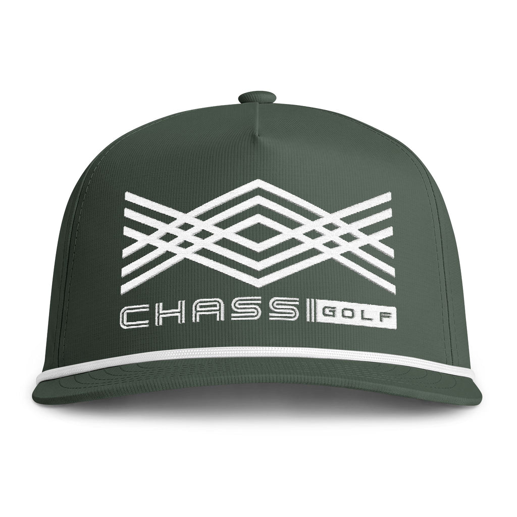 CHASSI MEGA ICON Sunwashed Rope Cap - Distressed Logo Hat