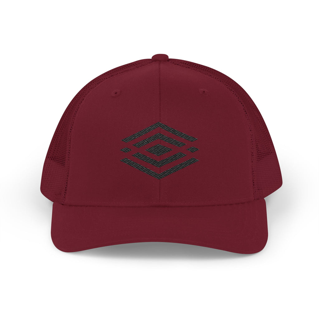 NEGATIVE SPACE ICON - CHASSI Embroidered Snapback Trucker Cap