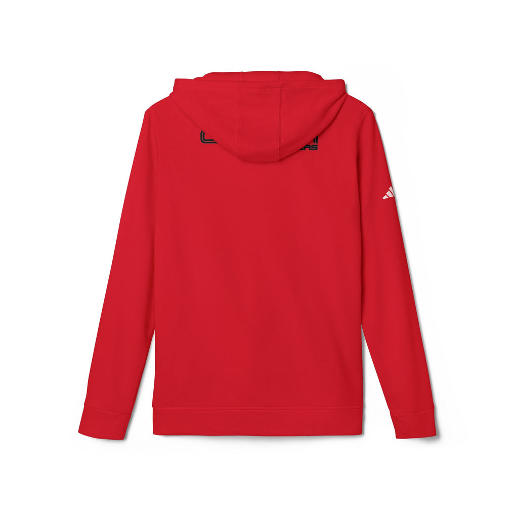 Twisted Irons: adidas Unisex Golf Hoodie - Stylish Fleece Design for Golf Enthusiasts
