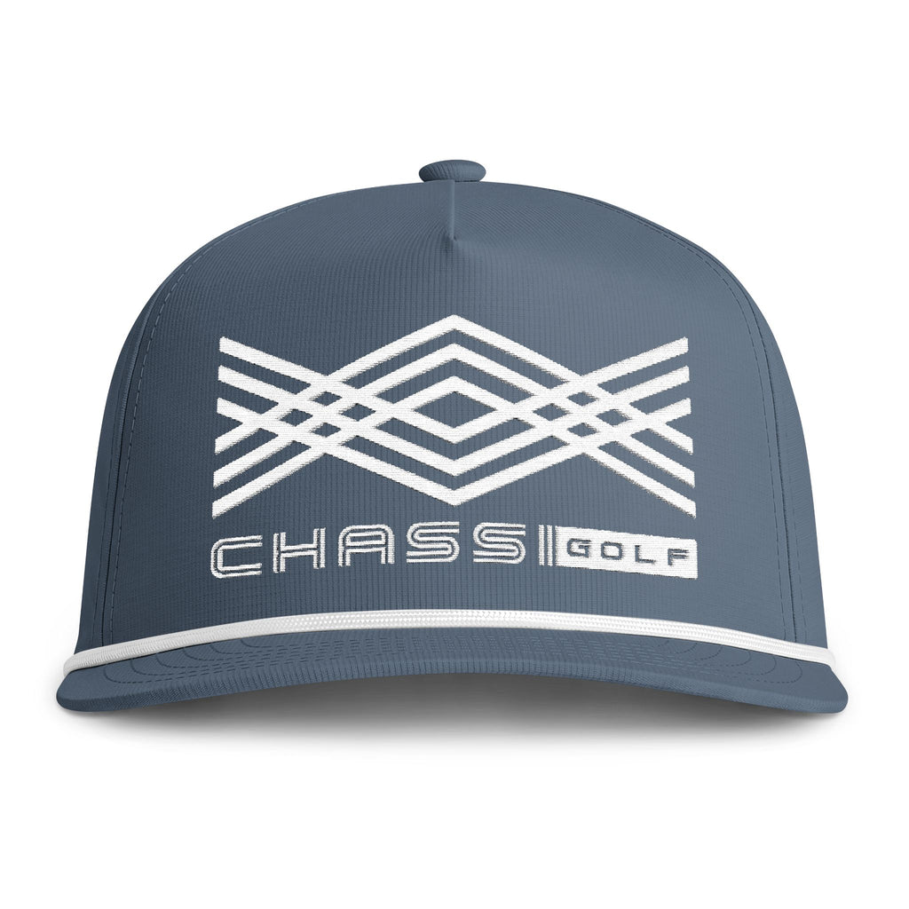 CHASSI MEGA ICON Sunwashed Rope Cap - Distressed Logo Hat