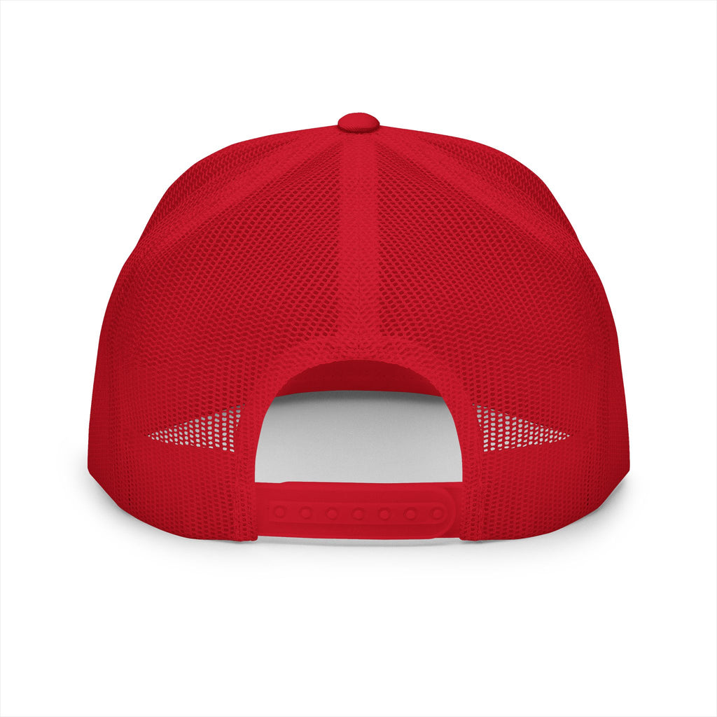 Stylish 5 Panel Trucker Cap with Modern Embroidery