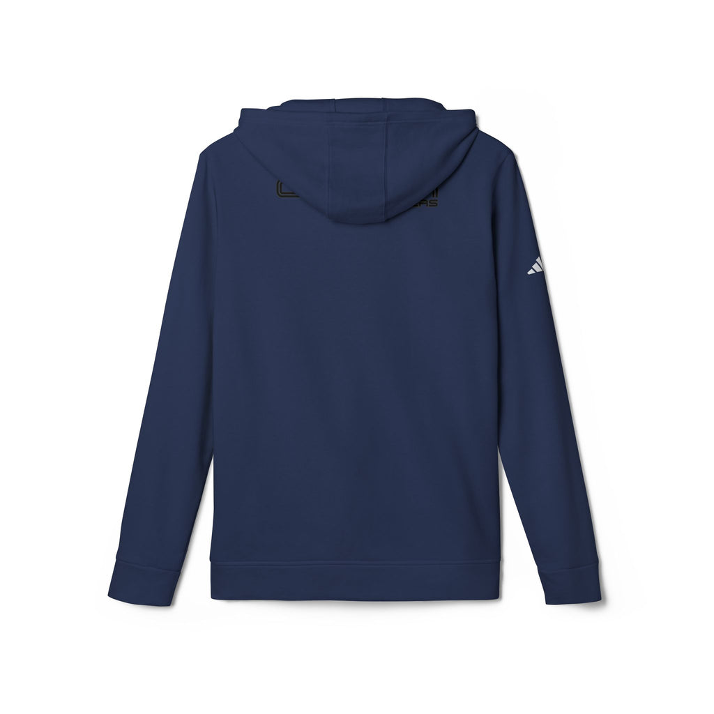 Twisted Irons: adidas Unisex Golf Hoodie - Stylish Fleece Design for Golf Enthusiasts