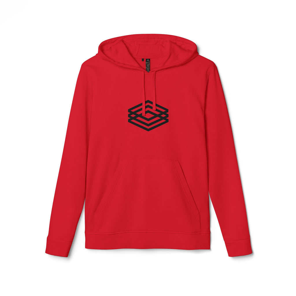 Twisted Irons: adidas Unisex Golf Hoodie - Stylish Fleece Design for Golf Enthusiasts